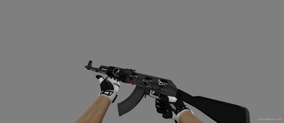 AK 47 SKIN PACK WITH STICER FOR CS 1.6