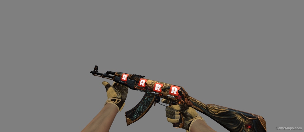 AK 47 SKIN PACK WITH STICER FOR CS 1.6