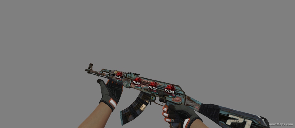 AK 47 SKIN PACK WITH STICER FOR CS 1.6