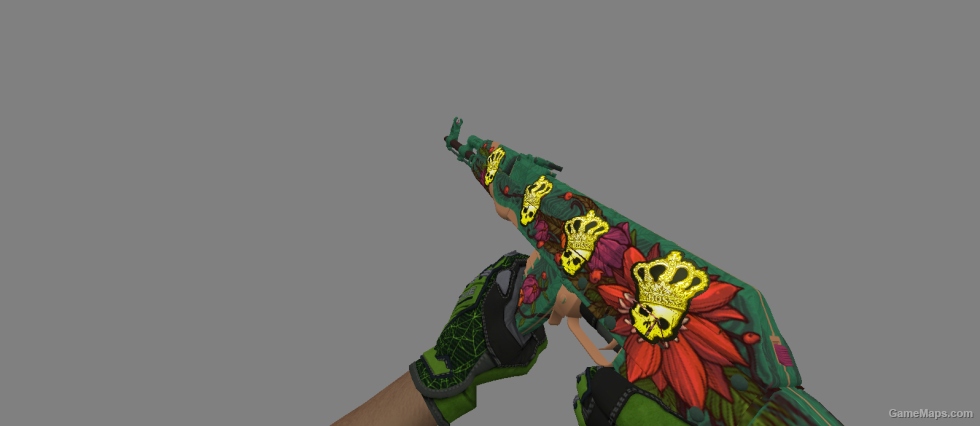 AK 47 Wild Lotus With 4x crown foil