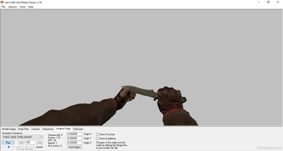 classic knife Safari mesh with arms (balkan) and glows