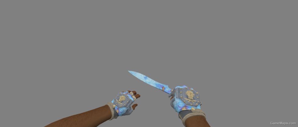 CS 1.6 blue gem ( Weampos and Knifes)