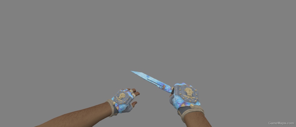 CS 1.6 blue gem ( Weampos and Knifes)