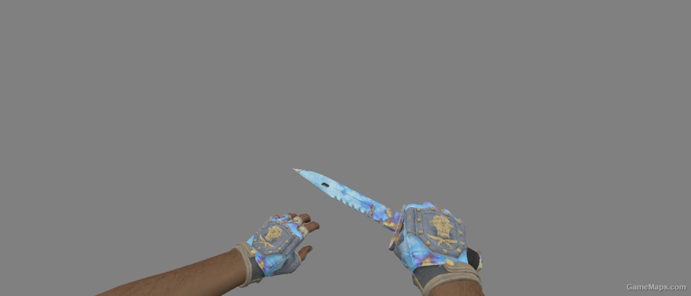 CS 1.6 blue gem ( Weampos and Knifes)