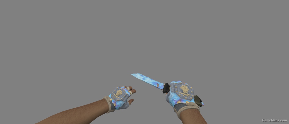 CS 1.6 blue gem ( Weampos and Knifes)