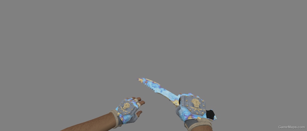CS 1.6 blue gem ( Weampos and Knifes)