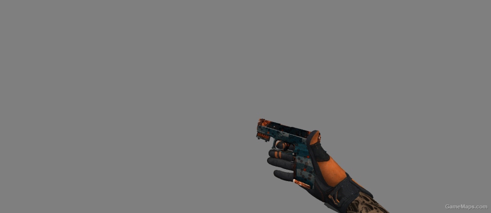 CS GO MOD 13 SPORT ORANGE GLOVE