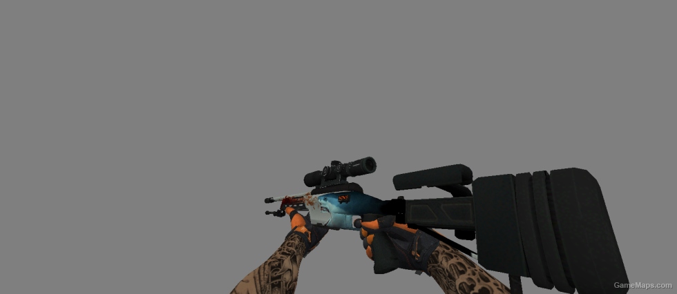CS GO MOD 13 SPORT ORANGE GLOVE