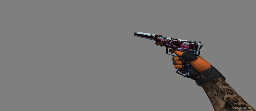 CS GO MOD 13 SPORT ORANGE GLOVE