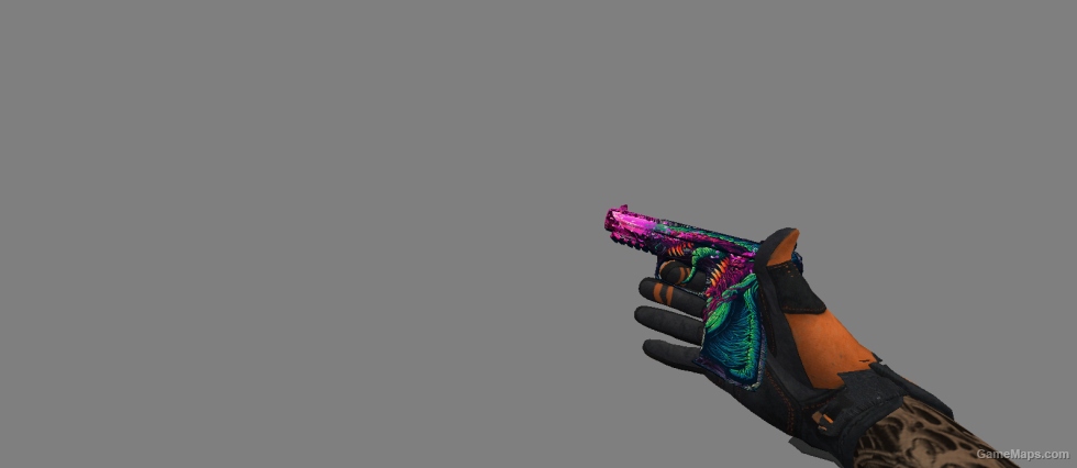 CS GO MOD 13 SPORT ORANGE GLOVE