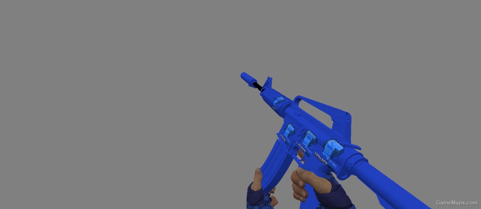 M4a1-s Blue Phosphor with 4x Titan (Holo)