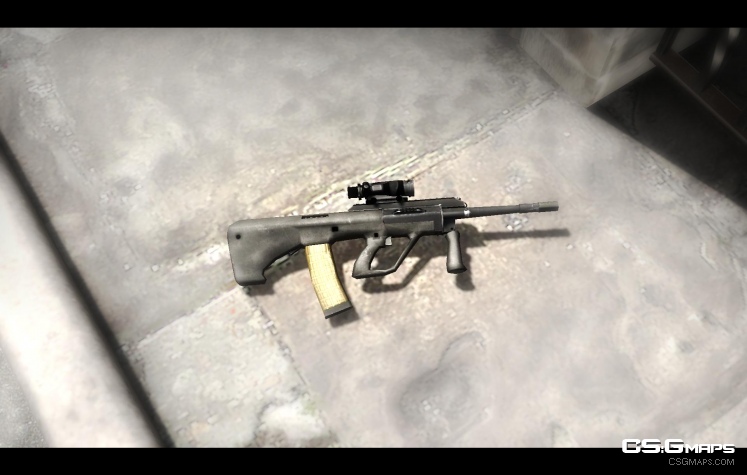 Black Worn Steyr AUG