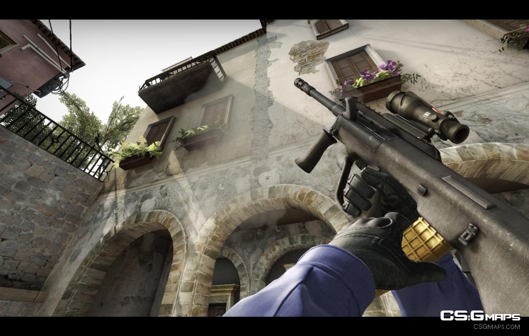 Black Worn Steyr AUG
