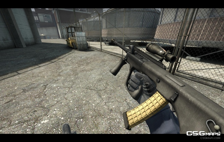 Black Worn Steyr AUG