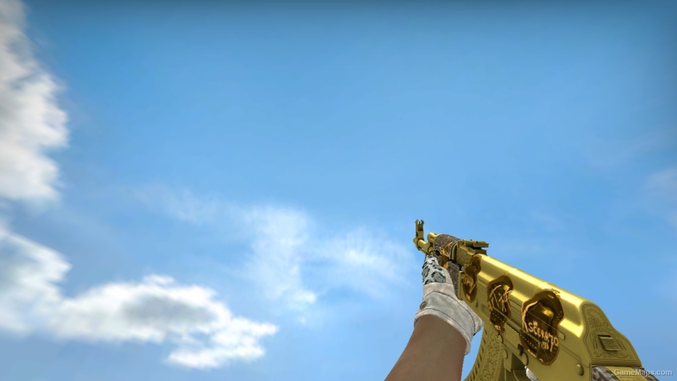 [CSSO V1.1] AK-47 | Gold Arabesque (X4 Stickers)