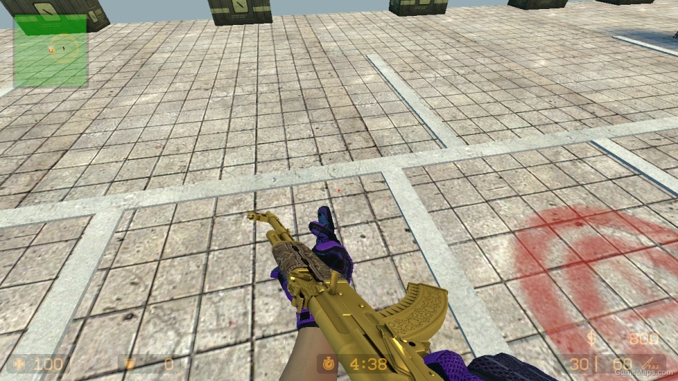 AK-47 Gold Arabesque