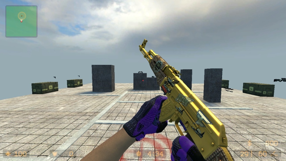 AK-47 Gold Arabesque