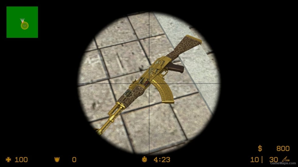 AK-47 Gold Arabesque