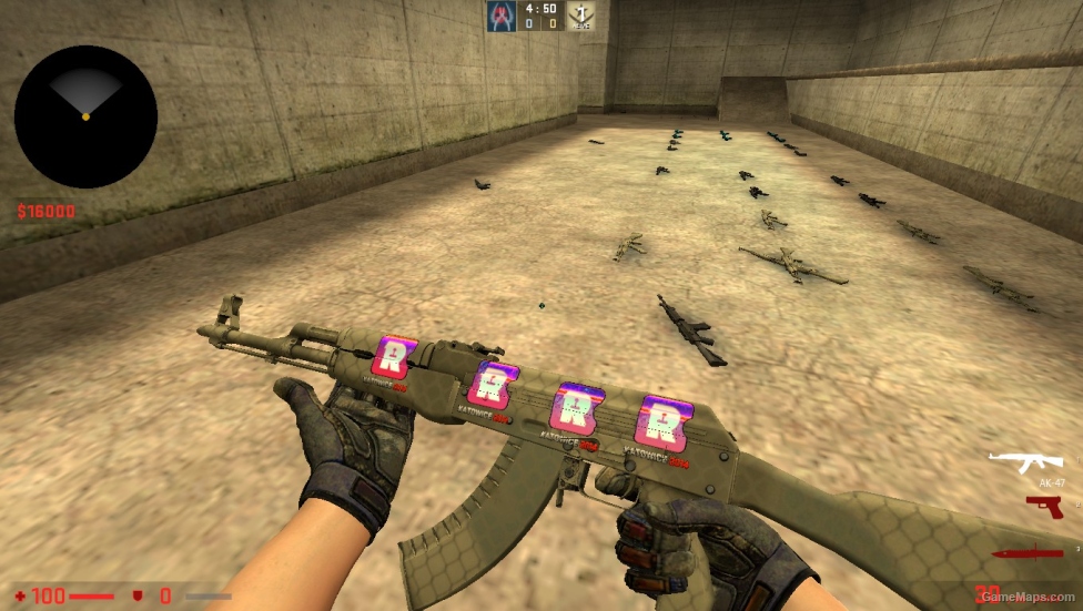 AK-47 Safari Mesh 4X Reason Gaming (Holo) FOR CSSO