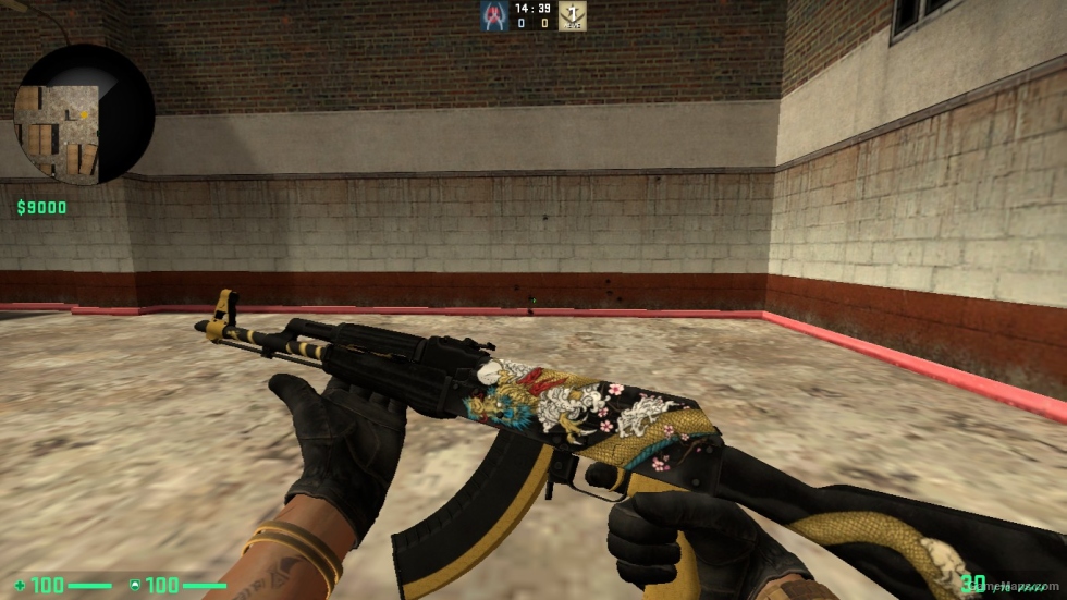 AK 47 DRAGON GOLD FOR CSSO
