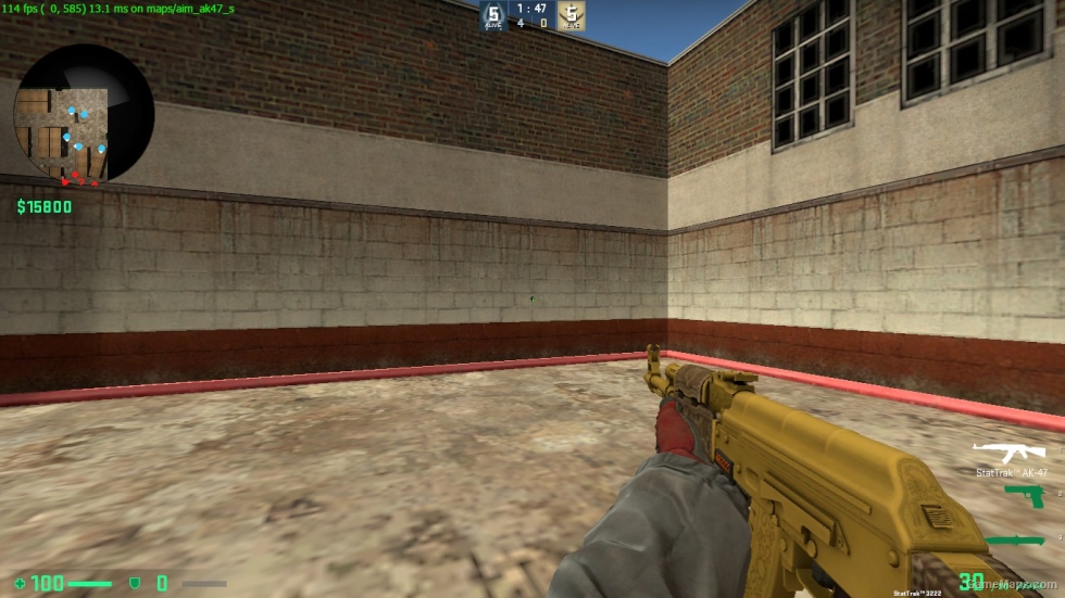 AK 47 GOLD ARABESQUE FOR CSSO