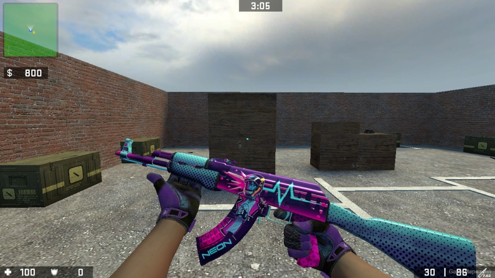 AK 47 NEON RIDER