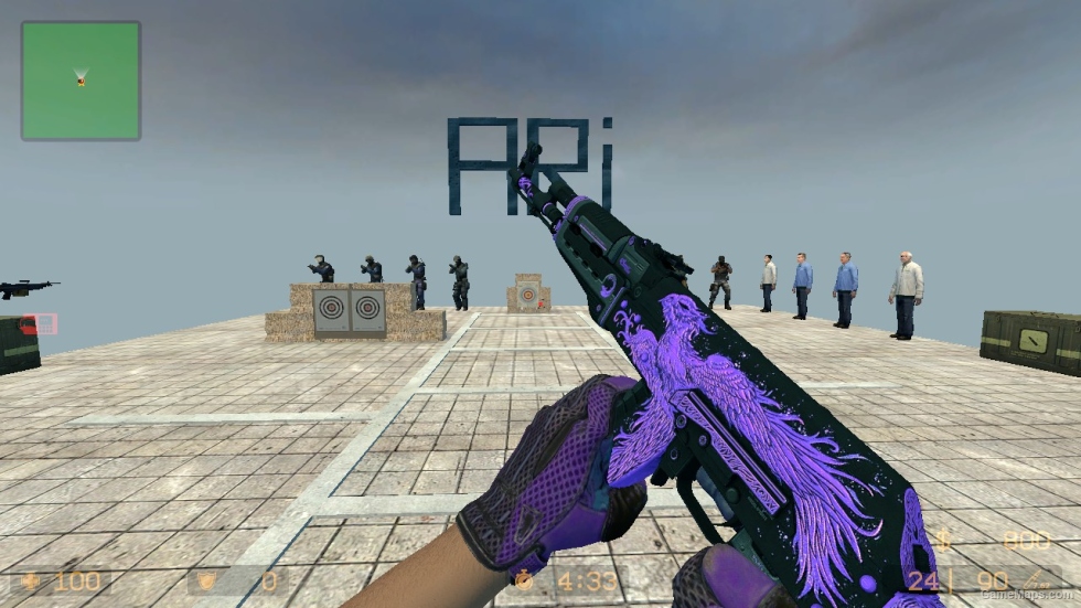 AK 47 Phoenix Rise Purple