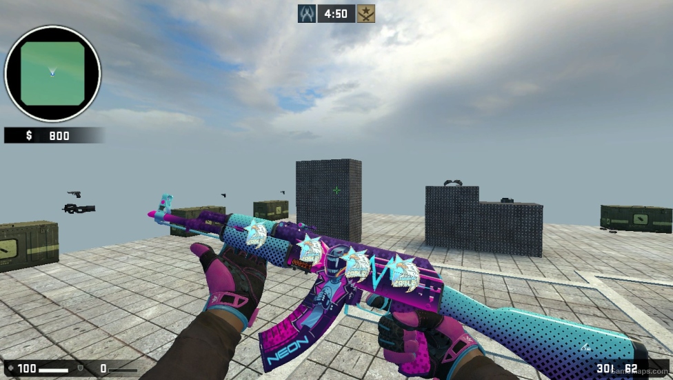 AK 47 SKIN PACK FOR CS SOURCE