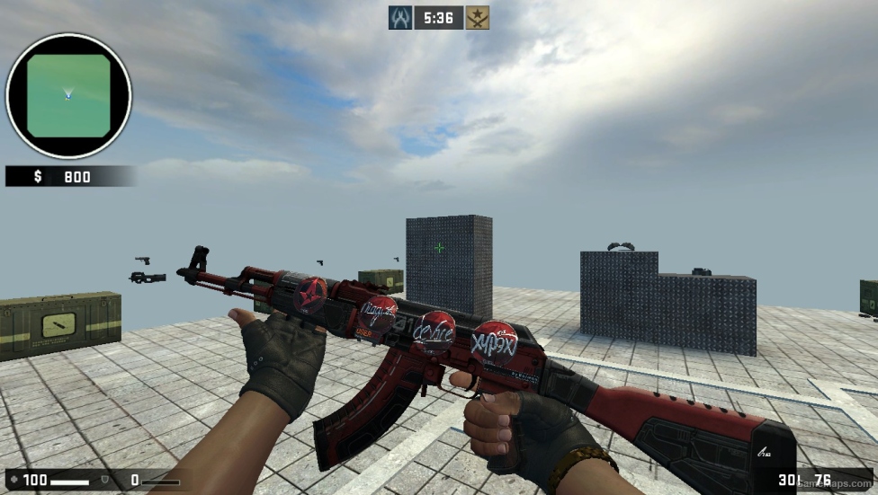 AK 47 SKIN PACK FOR CS SOURCE