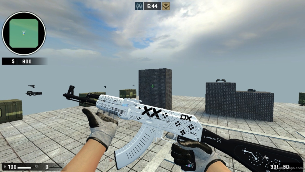 AK 47 SKIN PACK FOR CS SOURCE