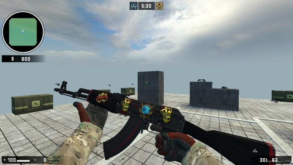 AK 47 SKIN PACK FOR CS SOURCE