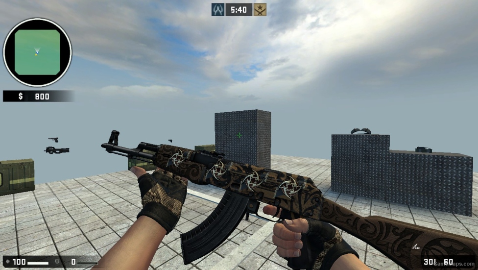 AK 47 SKIN PACK FOR CS SOURCE