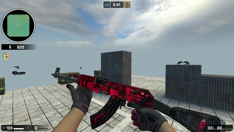 AK 47 SKIN PACK FOR CS SOURCE