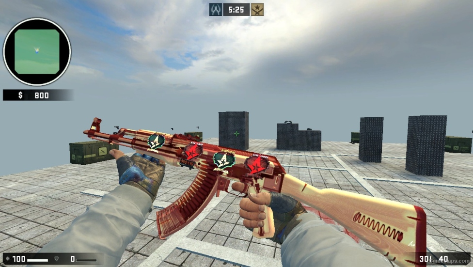 AK 47 SKIN PACK FOR CS SOURCE