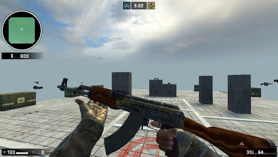 AK 47 SKIN PACK FOR CS SOURCE