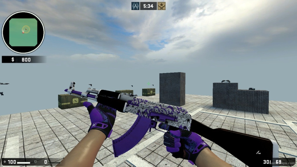 AK 47 SKIN PACK FOR CS SOURCE