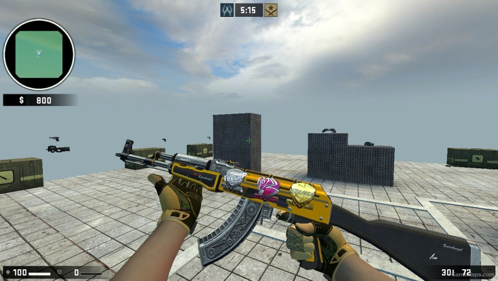 AK 47 SKIN PACK FOR CS SOURCE