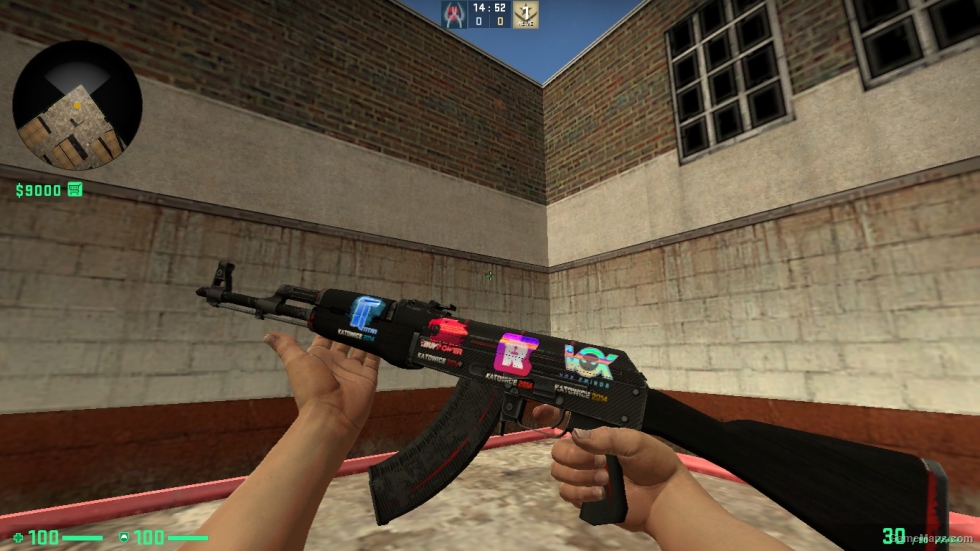 AK 47 SKIN WITH STICER PACK FOR CSSO