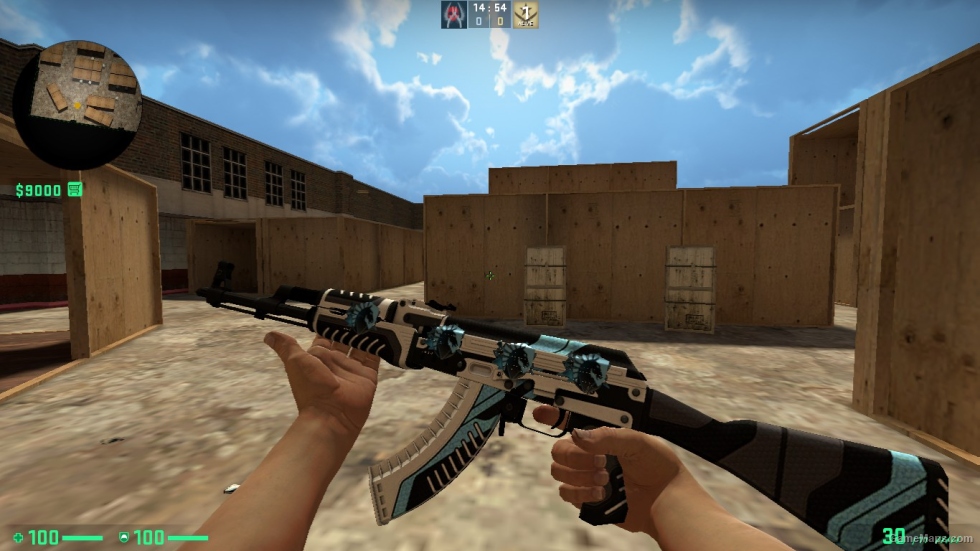 AK 47 SKIN WITH STICER PACK FOR CSSO