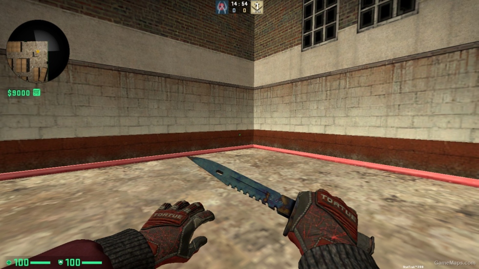 ALL BLUE GEM KNIFES SKIN FOR CSSO