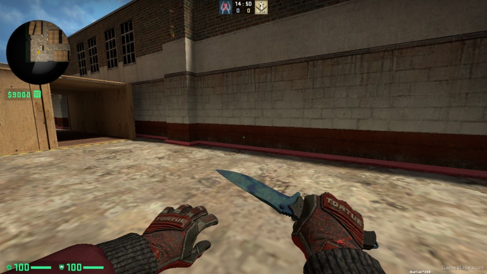 ALL BLUE GEM KNIFES SKIN FOR CSSO