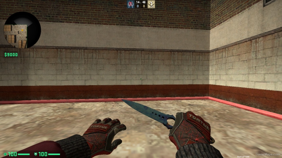 ALL BLUE GEM KNIFES SKIN FOR CSSO