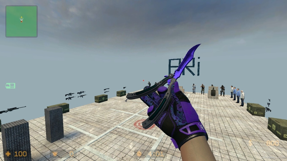 Butterfly Knife Sapphire