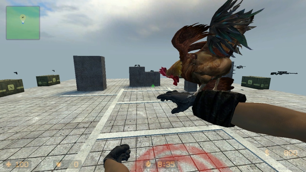 CHICKEN KNIVE AND MINIGUN