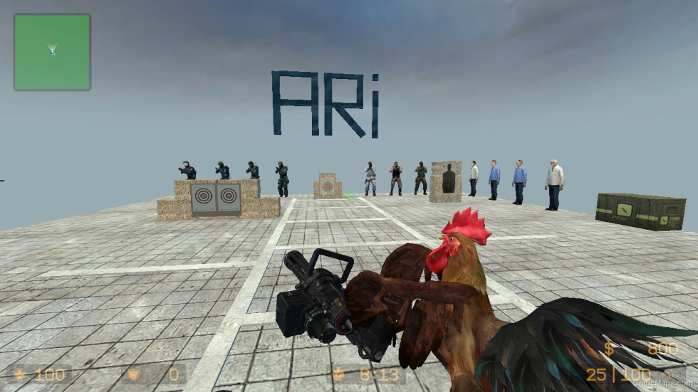 CHICKEN KNIVE AND MINIGUN