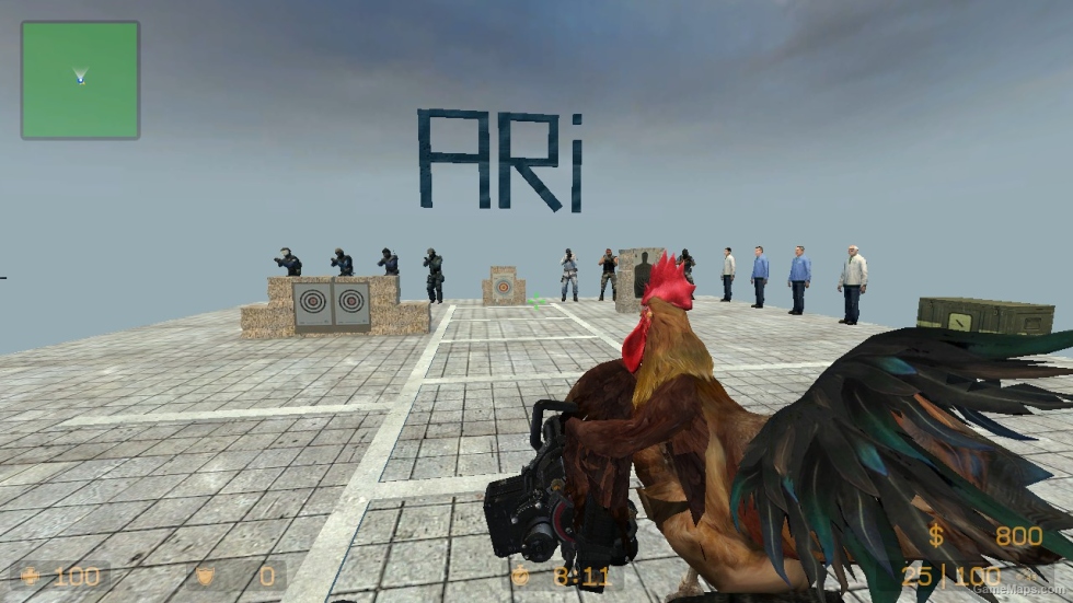 CHICKEN KNIVE AND MINIGUN