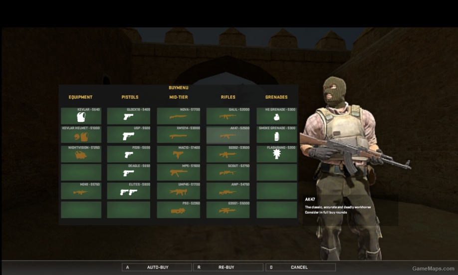 CS 2 MOD ( SAS ARM )