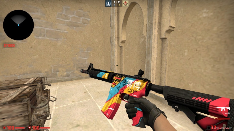 CS GO ALL M4A4 SKINS FOR CSSO PART 1