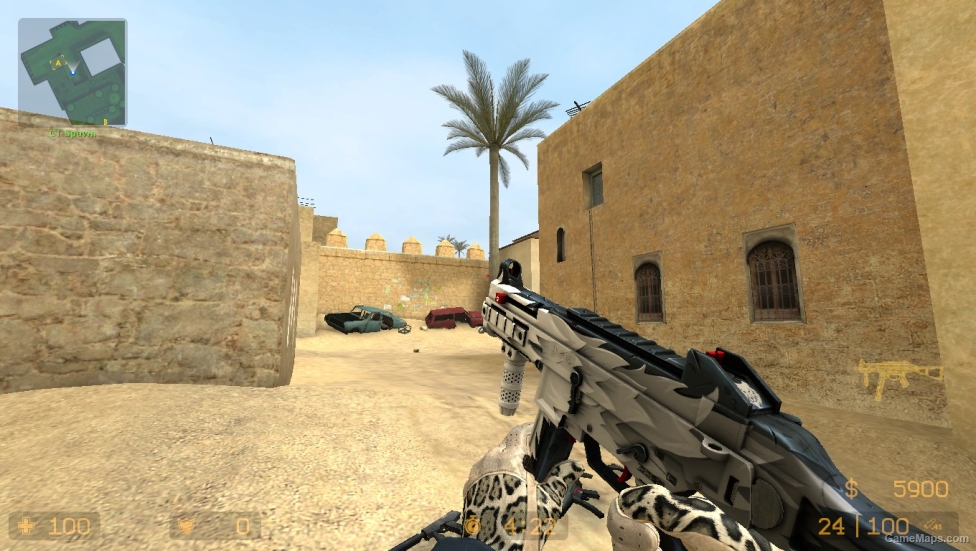 CS GO MOD ( Driver Gloves Snow Leopard )