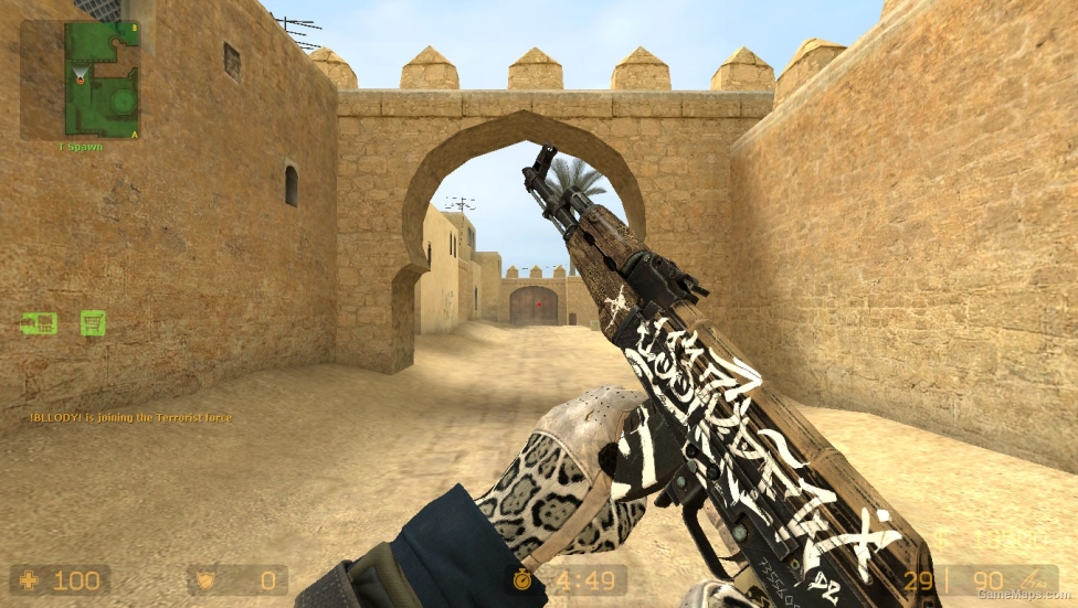 CS GO MOD ( Driver Gloves Snow Leopard )